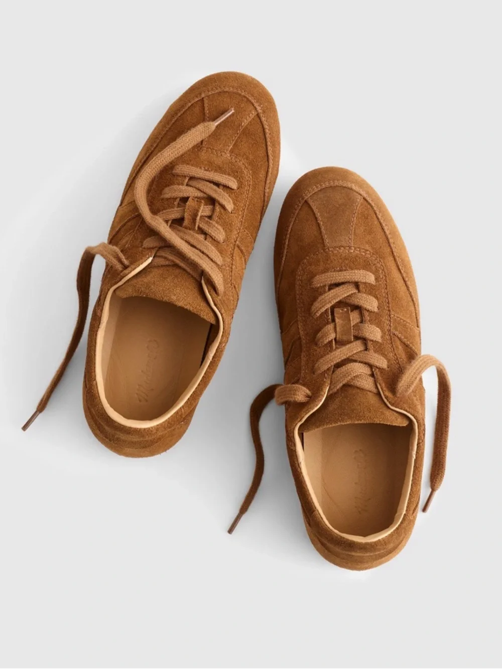 Madewell‎ Suede Sneaker in Chestnut Brown